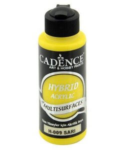Cadence Hybrid Acrylverf Semi Mat 120ml Geel