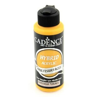 Cadence Hybrid Acrylverf Semi Mat 120ml Warm Oranje