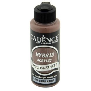 Cadence Hybrid Acrylverf Semi Mat 120ml Warm Bruin