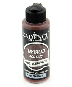 Cadence Hybrid Acrylverf Semi Mat 120ml Chocolade