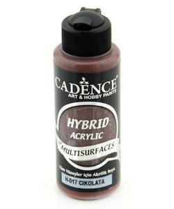 Cadence Hybrid Acrylverf Semi Mat 120ml Chocolate