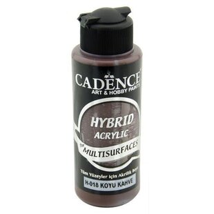 Cadence Hybrid Acrylverf Semi Mat 120ml Donker Bruin