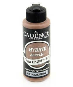 Cadence Hybrid Acrylverf Semi Mat 120ml Licht Bruin