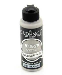 Cadence Hybrid Acrylverf Semi Mat 120ml Collier Brown