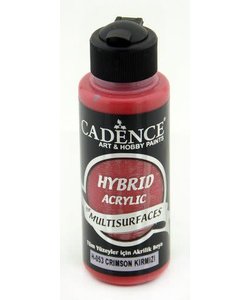 Cadence Hybrid Acrylverf Semi Mat 120ml Crimson Red