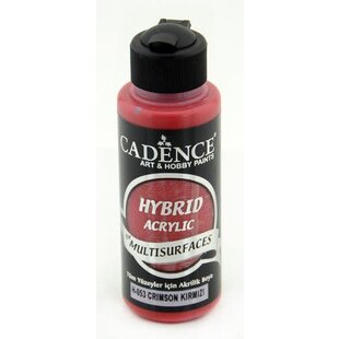 Cadence Hybrid Acrylverf Semi Mat 120ml Crimson Red