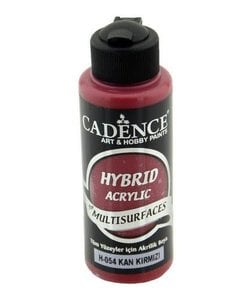 Cadence Hybrid Acrylverf Semi Mat 120ml Bloed Rood