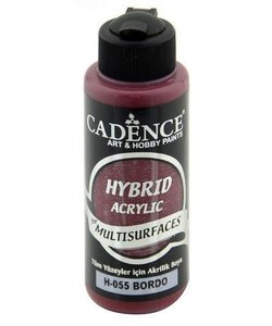 Cadence Hybrid Acrylverf Semi Mat 120ml Bordeaux Rood