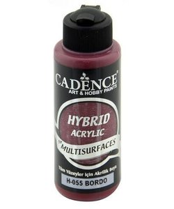 Cadence Hybrid Acrylverf Semi Mat 120ml Bordeaux Red