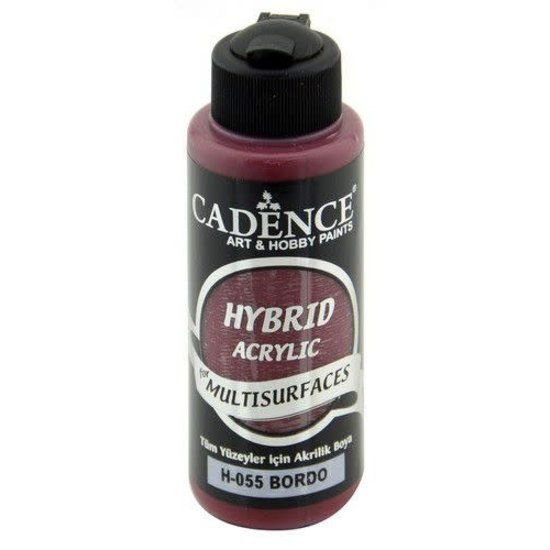 Cadence Cadence Hybrid Acrylverf Semi Mat 120ml Bordeaux Red
