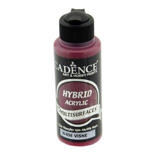 Cadence Hybrid Acrylverf Semi Mat 120ml Cherry Red