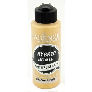 Cadence Hybride metallic acrylverf (semi mat) 120 ml Goud