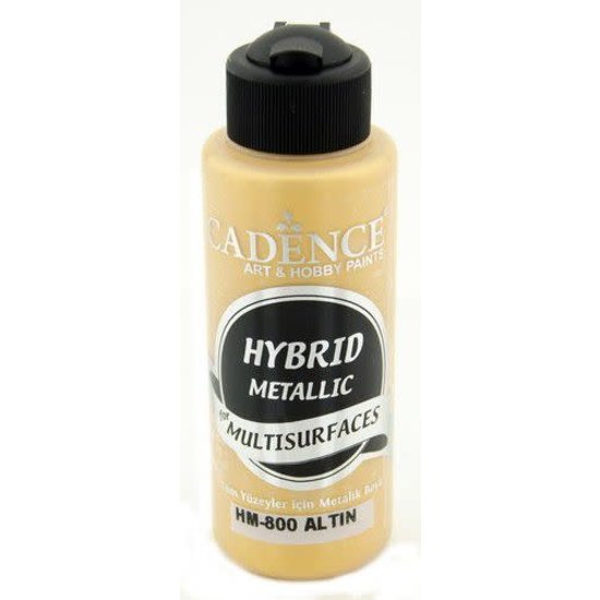 Cadence Cadence Hybride Metallic Acrylverf (semi mat) 120 ml Gold