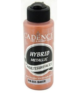 Cadence Hybride Metallic Acrylverf (semi mat) 120 ml Copper