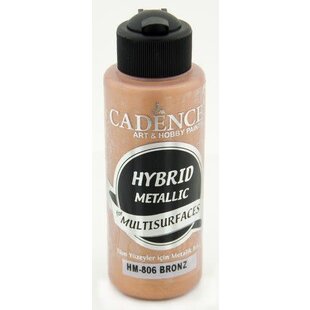 Cadence Hybride metallic acrylverf (semi mat) 120 ml Brons