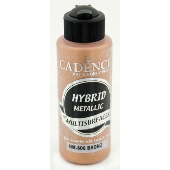 Cadence Cadence Hybride Metallic Acrylverf (semi mat) 120 ml Bronze