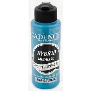 Cadence Hybride metallic acrylverf (semi mat) 120 ml Turquoise