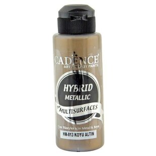 Cadence Hybride metallic acrylverf (semi mat) 120 ml Donker Goud