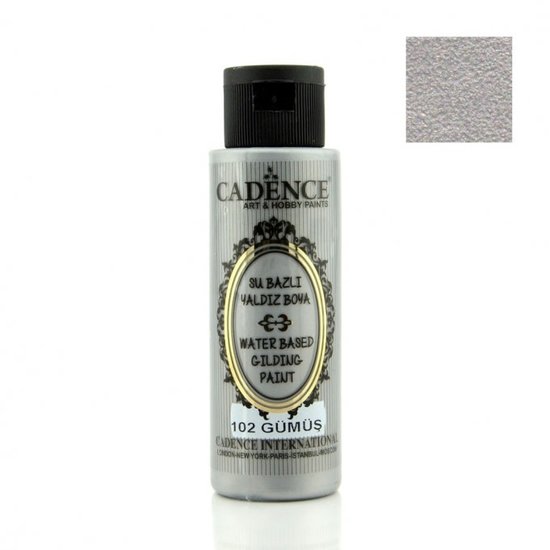 Cadence Cadence Gilding Metallic acrylverf 70 ml Zilver