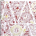 Cadeaupapier 80gr. Kerstbomen Goud Rood 50cm x 3 mtr