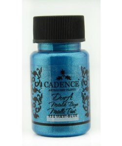 Cadence Dora Metallic verf 50 ml Dora Mavi Blue