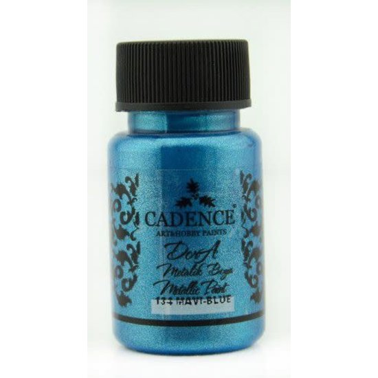 Cadence Cadence Dora Metallic verf 50 ml Dora Mavi Blue
