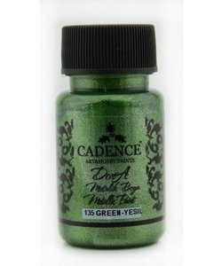 Cadence Dora Metallic verf 50 ml Dora Groen