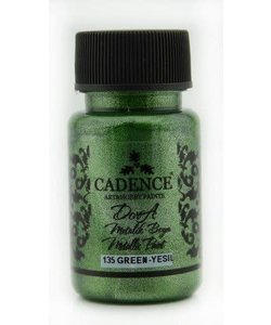 Cadence Dora metallic verf 50 ml Dora Groen