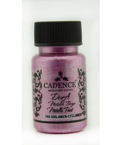 Cadence Dora metallic verf 50 ml Dora Cyclaam Roze