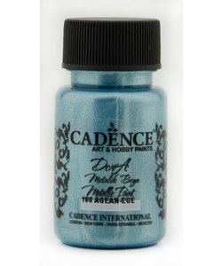 Cadence Dora metallic verf 50 ml Dora Aegean Blauw