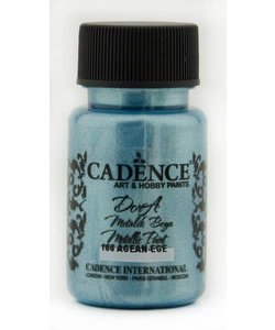 Cadence Dora Metallic verf 50 ml Dora Agaen Blauw