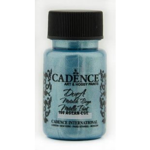 Cadence Dora Metallic verf 50 ml Dora Agaen Blauw