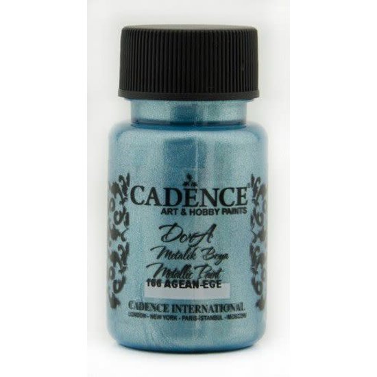 Cadence Cadence Dora Metallic verf 50 ml Dora Agaen Blauw