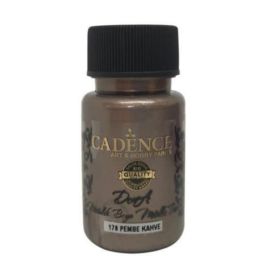 Cadence Cadence Dora Metallic verf 50 ml Dora Roze Bruin