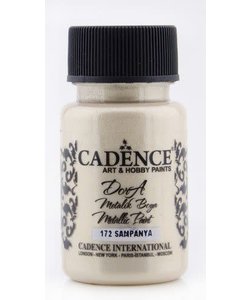 Cadence Dora metallic verf 50 ml Dora Champagne