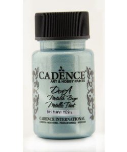 Cadence Dora Metallic verf 50 ml Dora Blauw Groen