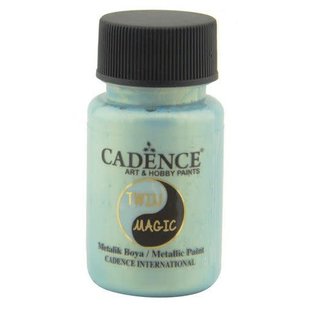 Cadence Twin Magic metallic verf 50 ml Groen Blauw