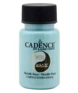 Cadence Twin Magic metallic verf 50 ml Blauw Groen