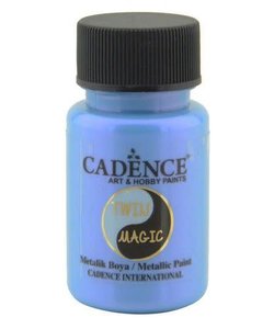 Cadence Twin Magic metallic verf 50 ml Paars Blauw