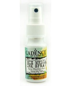 Cadence Mix Media Inkt spray 25 ml Wit