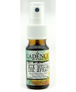 Cadence Mix Media Inkt spray 25 ml Donker Bruin