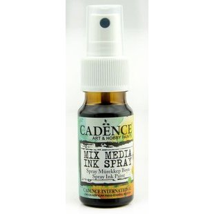 Cadence Mix Media Inkt spray 25 ml Donker Bruin