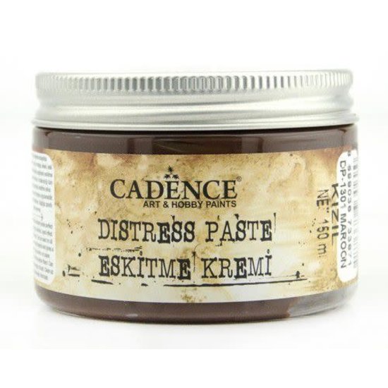 Cadence Cadence Distress Paste 150 ml Maroon Kastanje Bruin