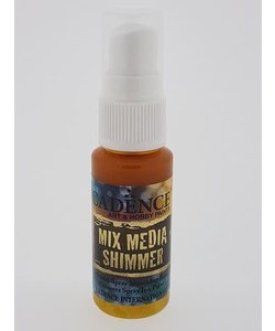 Cadence Mix Media Shimmer metallic spray 25 ml Geel