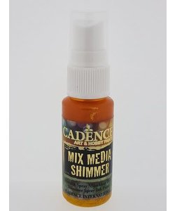 Cadence Mix Media Shimmer metallic spray 25 ml Zonneschijn Geel