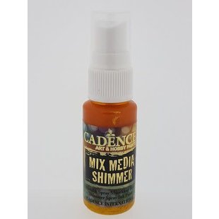 Cadence Mix Media Shimmer metallic spray 25 ml Zonneschijn Geel