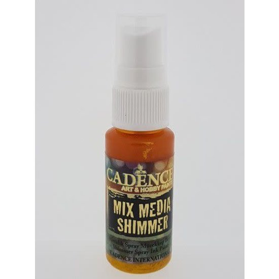 Cadence Cadence Mix Media Shimmer metallic spray 25 ml Zonneschijn Geel