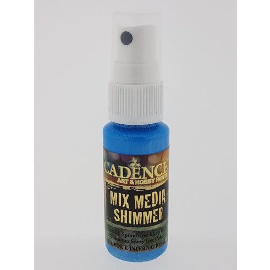 Cadence Cadence Mix Media Shimmer metallic spray 25 ml Licht Blauw