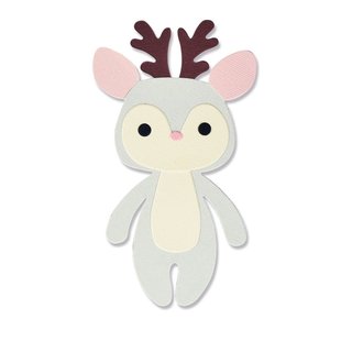 Sizzix Bigz Die Christmas Character Reindeer Kathrin Breen