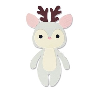 Sizzix Bigz Die Christmas Character Reindeer Kathrin Breen